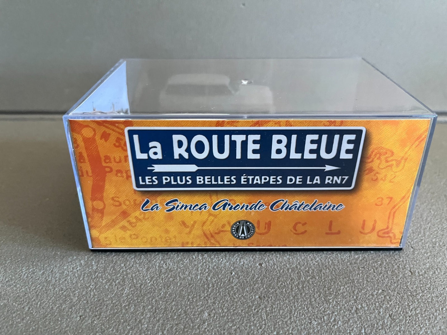 Voiture Miniature Simca Aronde Chatelaine Etape 21 La Route Bleue RN7 1/43