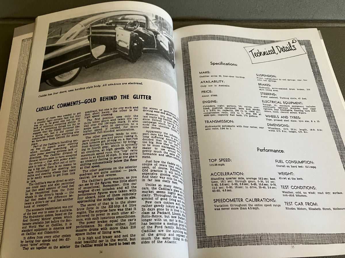 Livre Voiture Automobile Américaine Cadillac 1959-1966 Brooklands Books