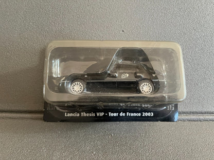 Voiture Miniature Lancia Thesis VIP 2003 Tour de France Vélo Norev au 1/43