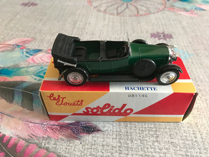 Voiture Miniature Hispano Suiza Torpedo 1926 Solido Hachette au 1/43