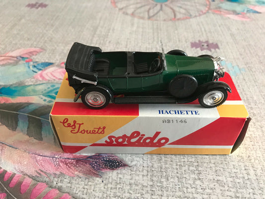 Voiture Miniature Hispano Suiza Torpedo 1926 Solido Hachette au 1/43
