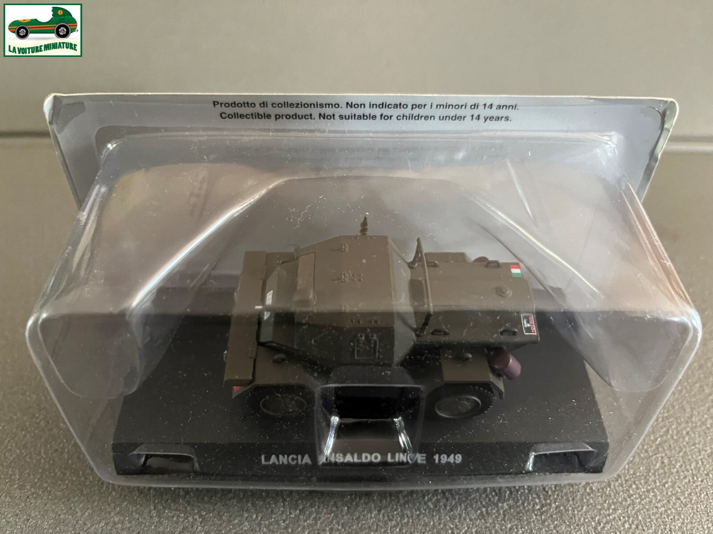 Voiture Miniature Blindé Militaire Lancia Ansaldo Lince 1949 au 1/43
