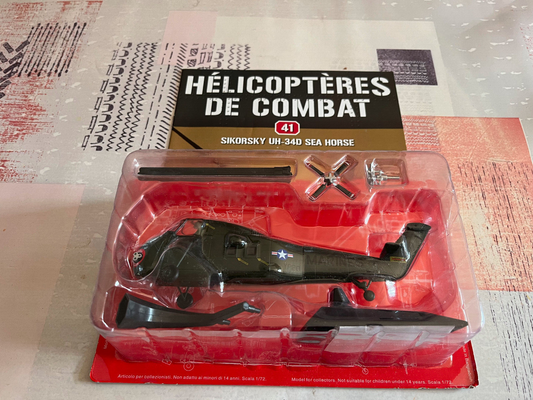 Hélicoptère de combat Miniature Sikorsky UH-34D Sea Horse 1/72