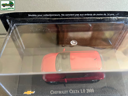Voiture miniature Américaine Chevrolet Celta 1.0 2000 au 1/43