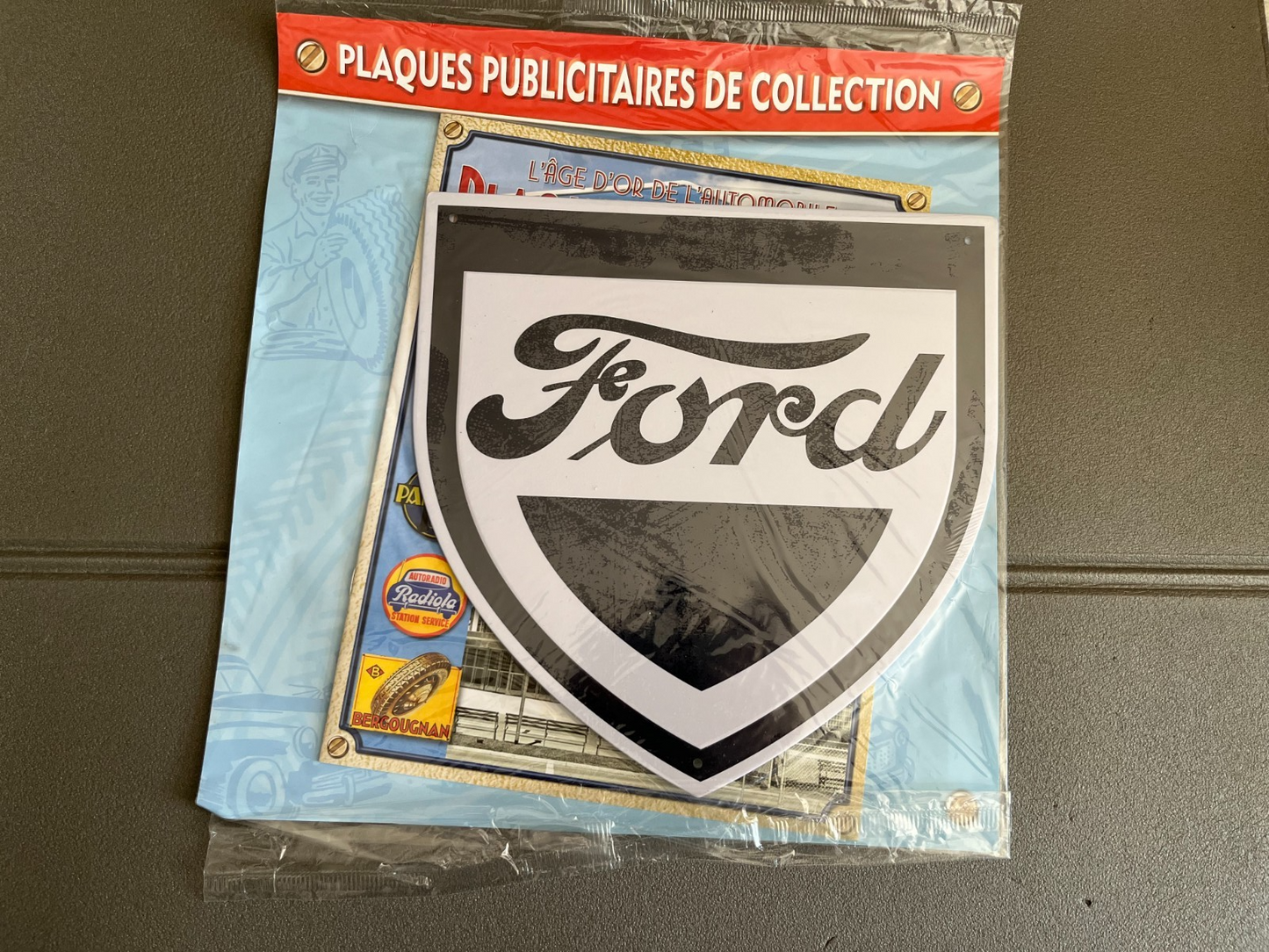 Plaque Métal Voiture Automobile Publicitaire Collection Ford