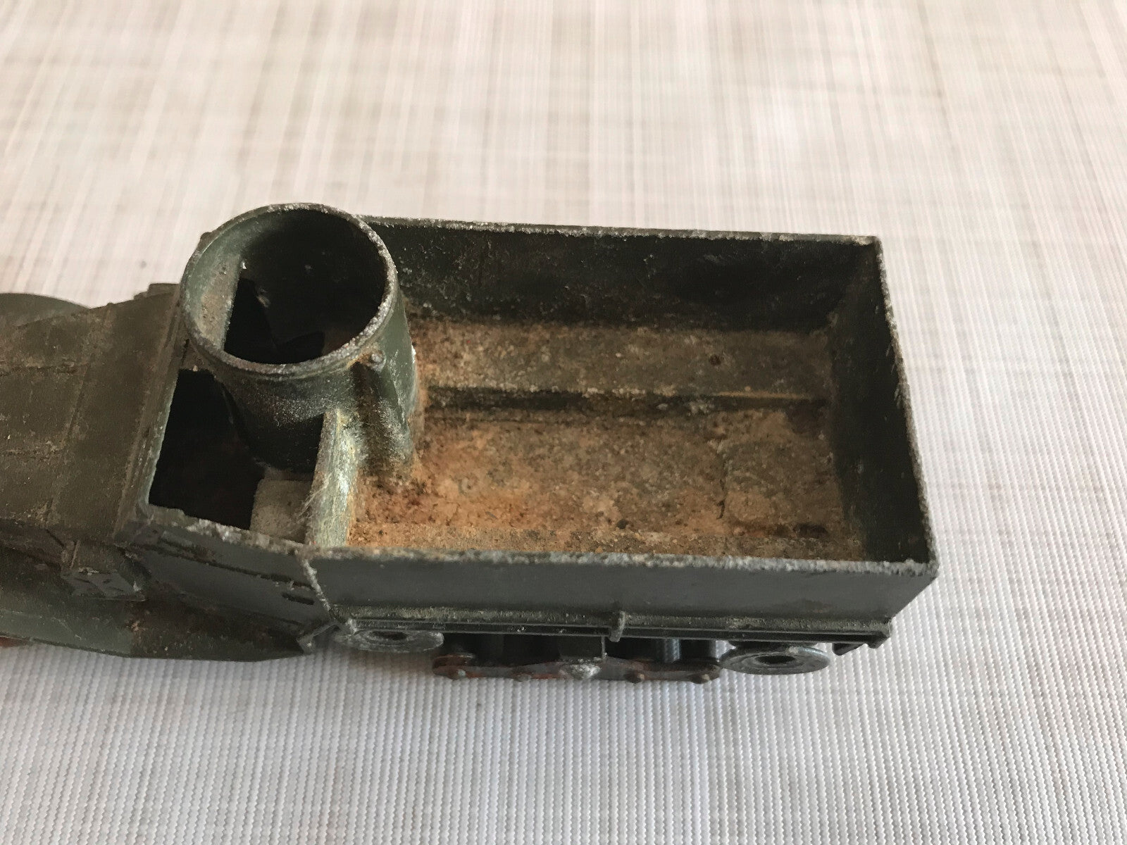 Ancienne Voiture Miniature Dinky Toys Armée 822 Half Track Meccano France Epave