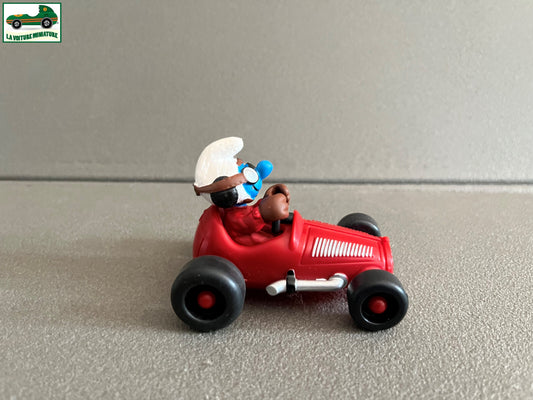 Voiture Miniature Schtroumpf Bolide Rouge Schleich 40255