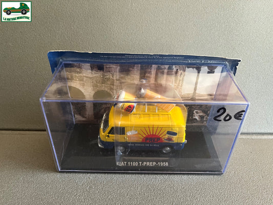 Voiture miniature publicitaire utilitaire Fiat 1100 T-PREP 1958 au 1/43