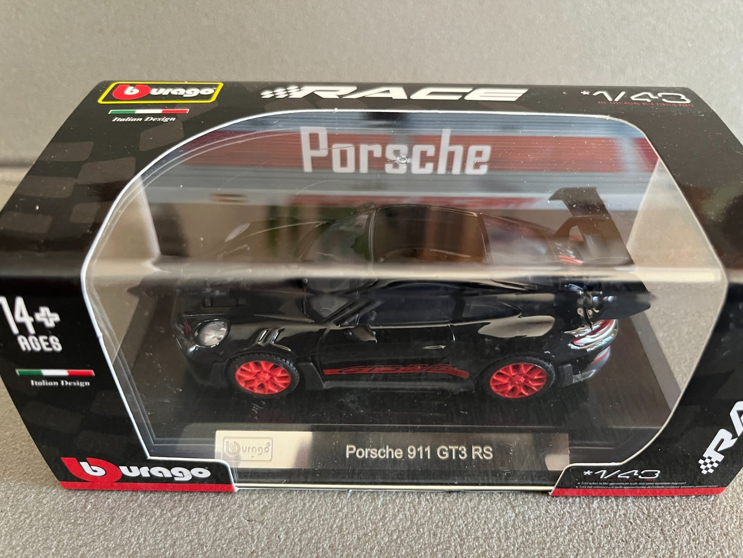 Voiture miniature Collection Porsche 911 GT3 RS Burago 1/43