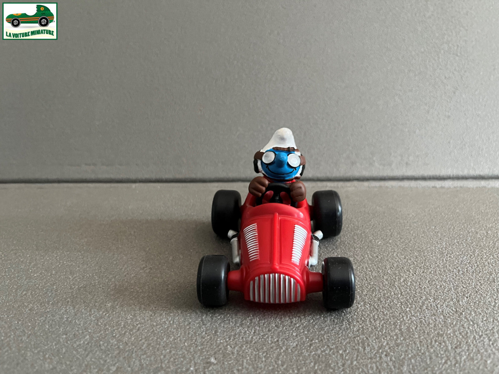 Voiture Miniature Schtroumpf Bolide Rouge Schleich 40255