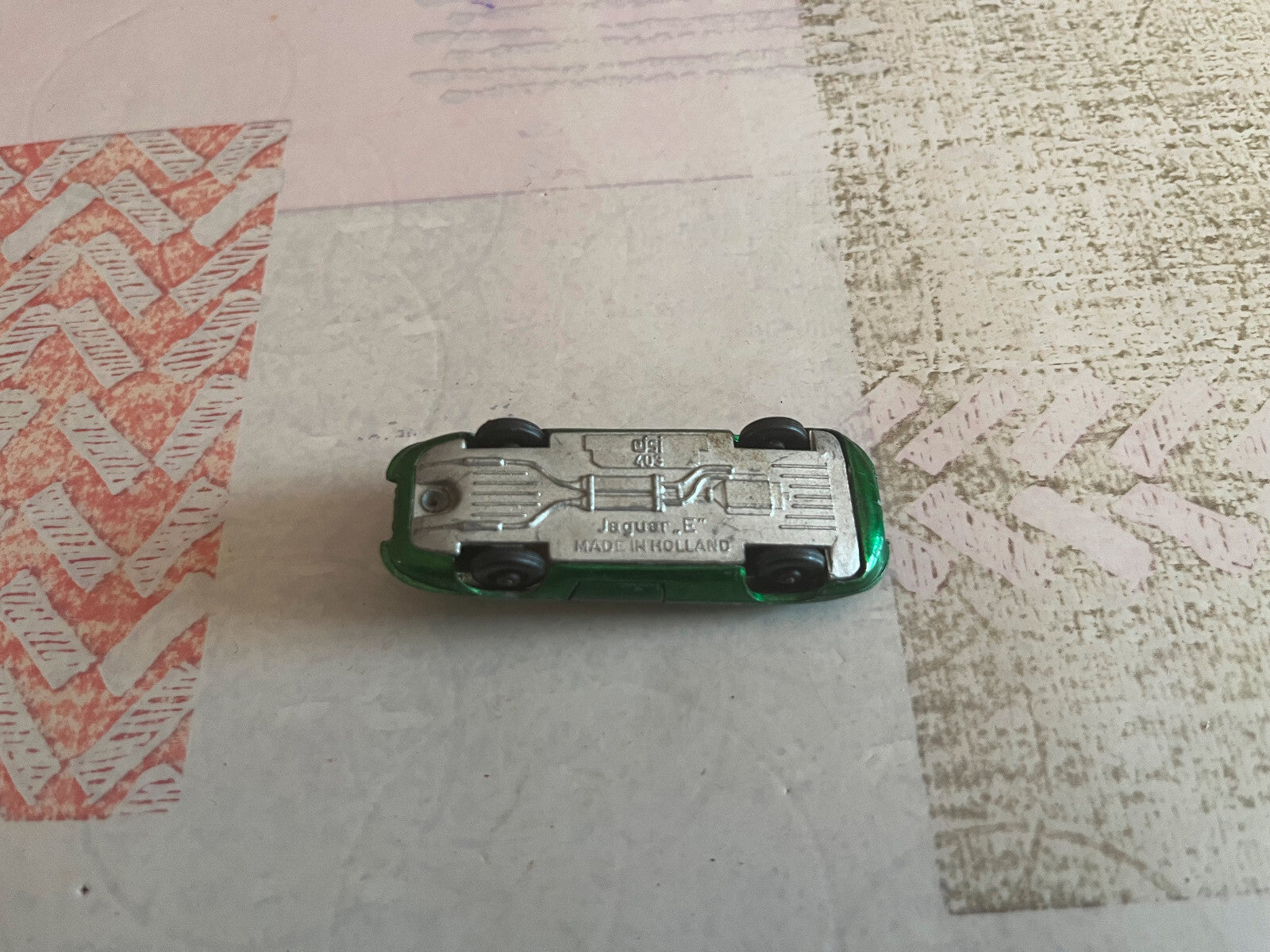 Voiture Miniature Jaguar E  Efsi 403 Holland Echelle Type Majorette