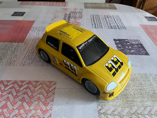 Ancien Jouet Plastique Voiture Miniature Renault Clio 2 Trophy 25cm