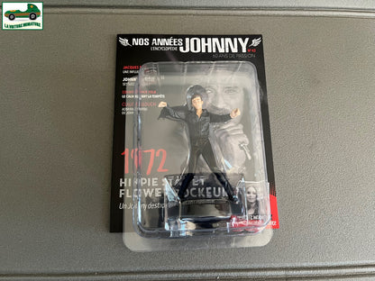 Figurine de Collection Johnny Hallyday Hippie Star et Flower Rockeur N°42