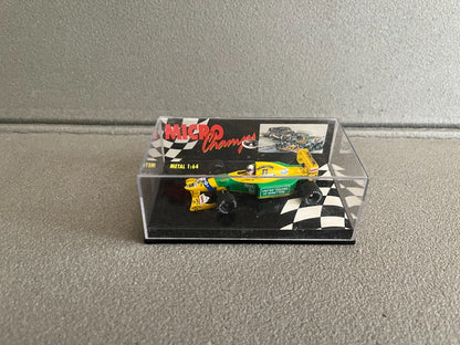 Voiture Miniature Formule 1 F1 Benneton Brundle MicroChamps Minichamps au 1/64