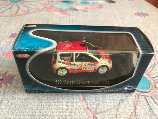 Voiture miniature Rallye 1590 Citroen C2 Super 1600 2004 Solido 1/43