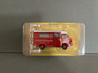 Voiture miniature Camion Citroen H HY Lamballe Pompiers Hachette 1/43