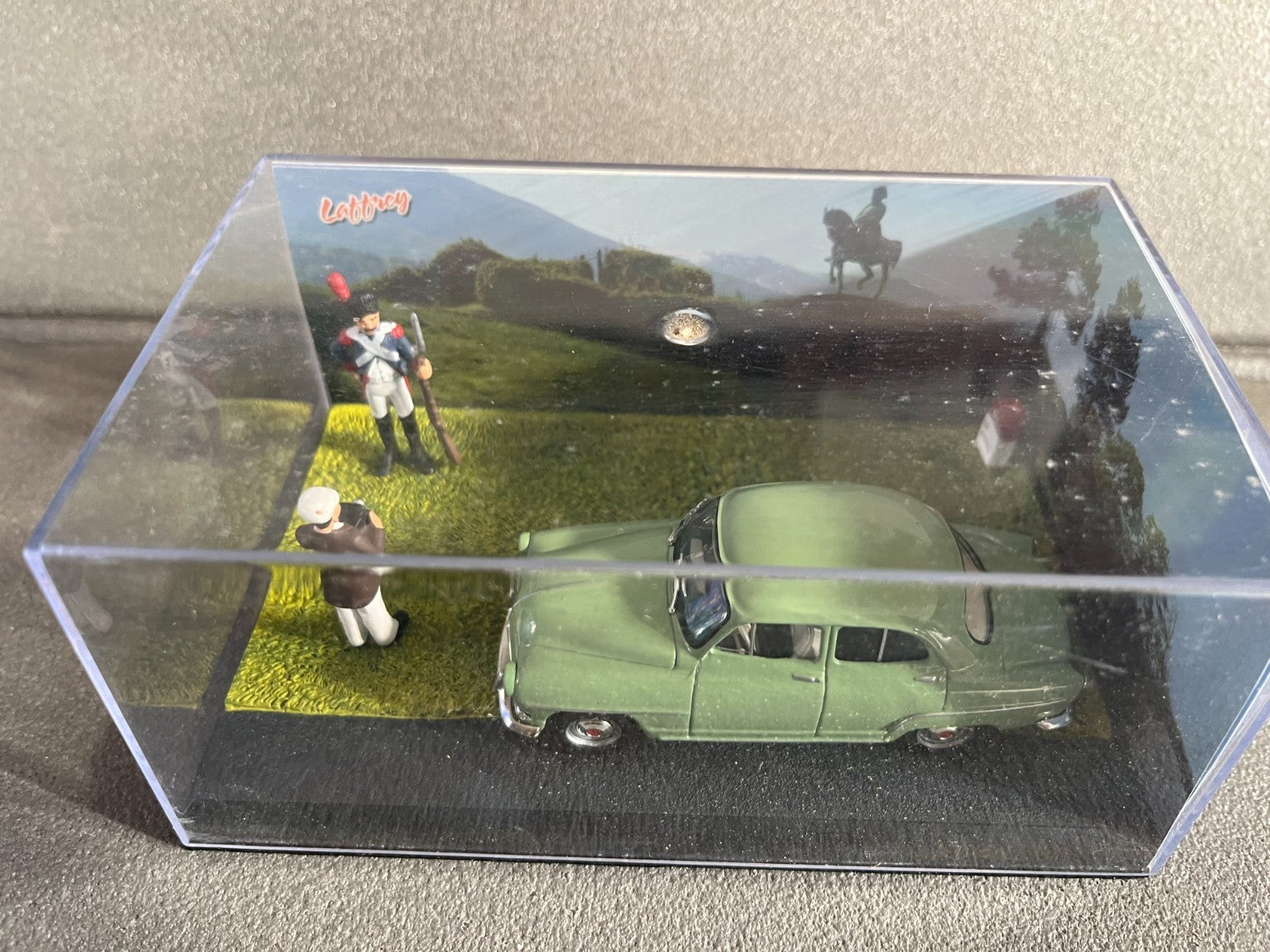 Voiture Miniature Simca Aronde Grand Large Etape 4 La Route Bleue RN7 1/43