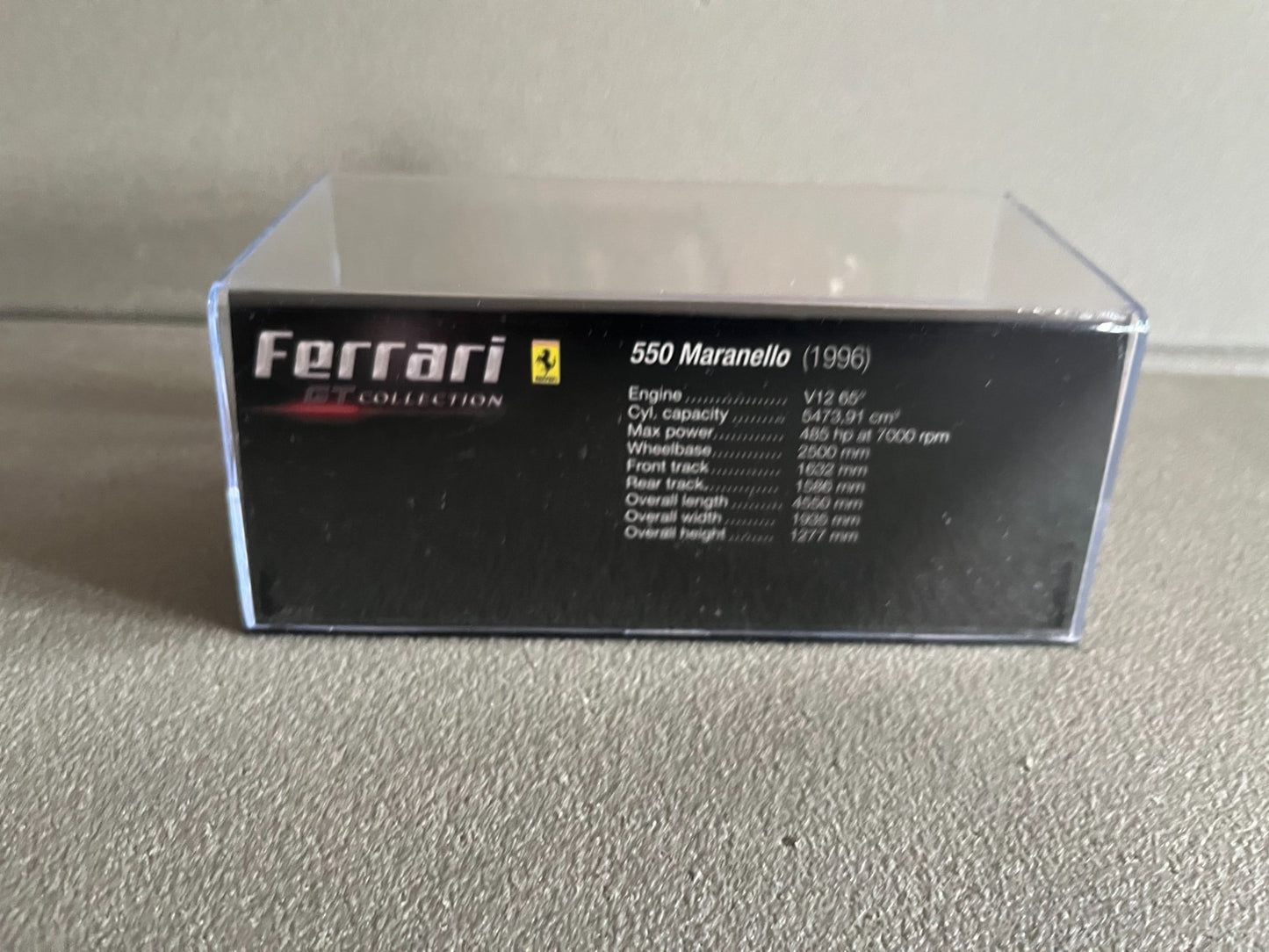 Voiture Miniature Ferrari 550 Maranello 1996 au 1/43