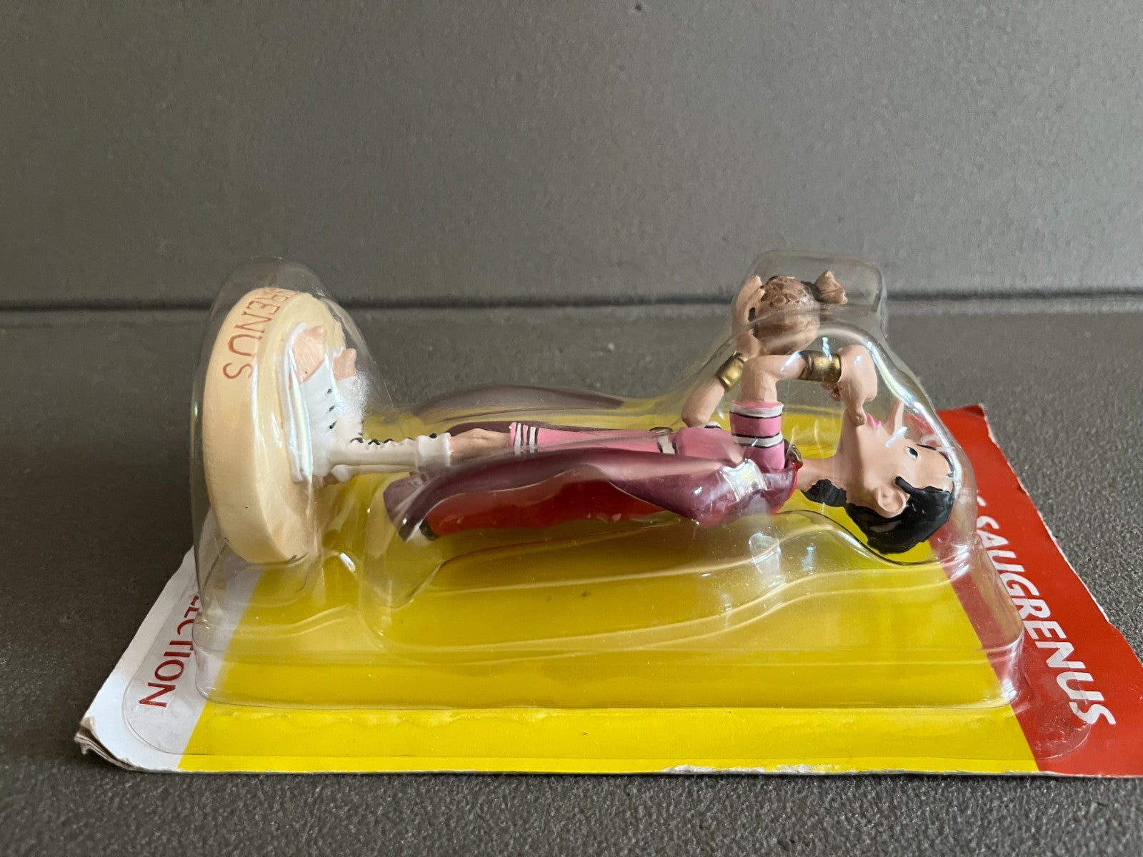Figurine de Collection Astérix Obélix Caius Saugrenus Plastoy Atlas