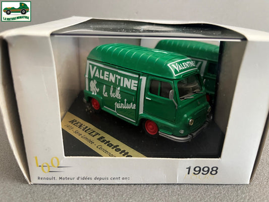 Voiture Miniature Renault Estafette Valentine Centenaire Vitesse au 1/43