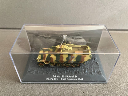 Miniature Militaire Char Tank Blindé Sd.Kfz. 251/9 Ausf. D Altaya 1/72