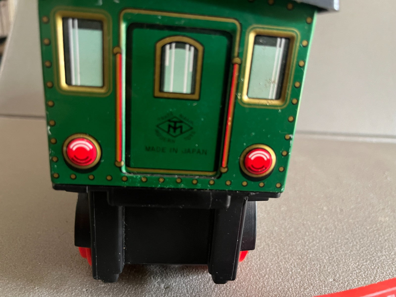 Jouet Ancien Tôle Train Locomotive Modern Toys Western Japan