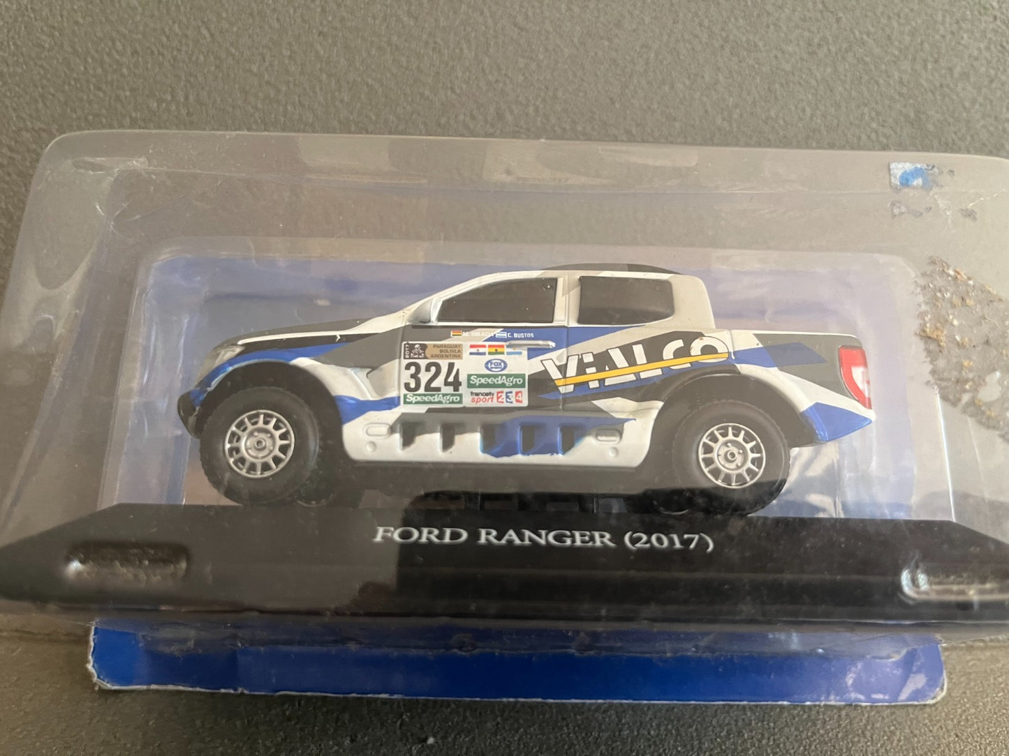 Voiture miniature Ford Ranger 2017 Rallye Paris Dakar au 1/43