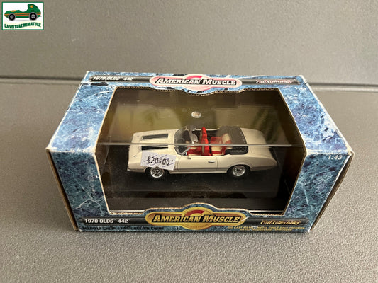 Voiture miniature American Muscle 1970 Olds 442 ERTL au 1/43