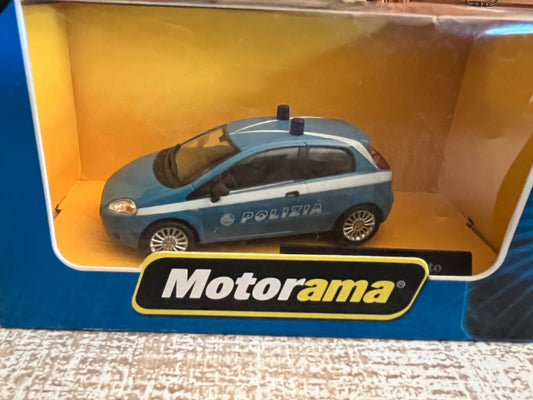 Voiture Miniature Fiat Grande Punto Polizia Motorama au 1/43