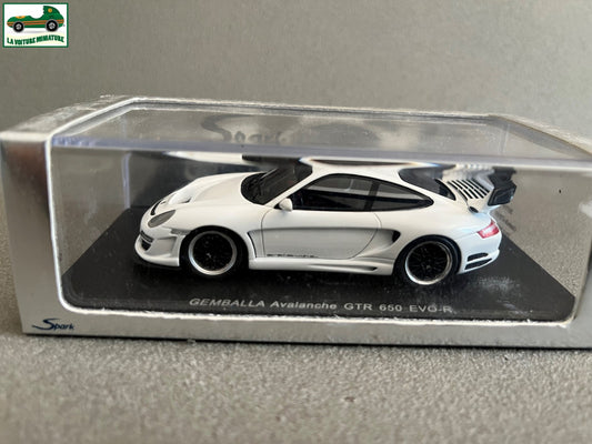 Voiture Miniature Porsche Gemballa Avalanche GTR 650 EVO-R Spark  1/43