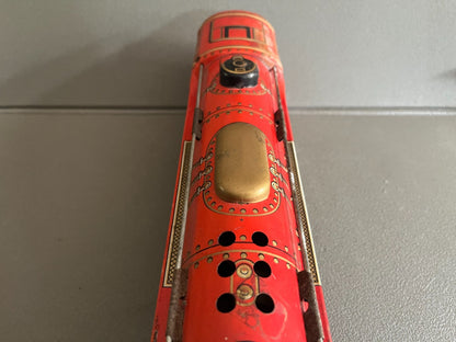 Jouet Ancien Tôle Train Locomotive Modern Toys Mountain Espress Japan