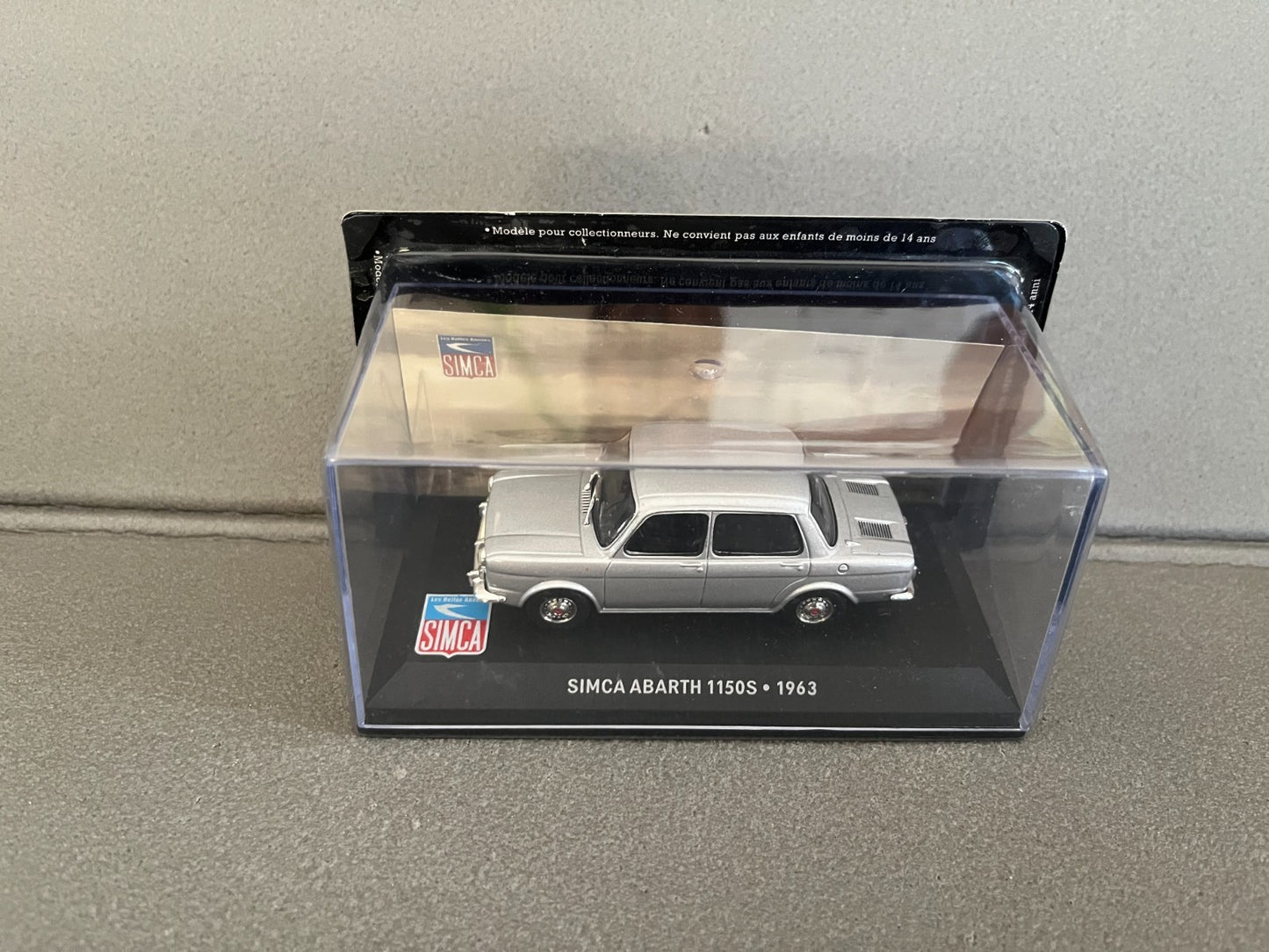 Voiture Miniature Simca Abarth 1150S 1963 Altaya au 1/43