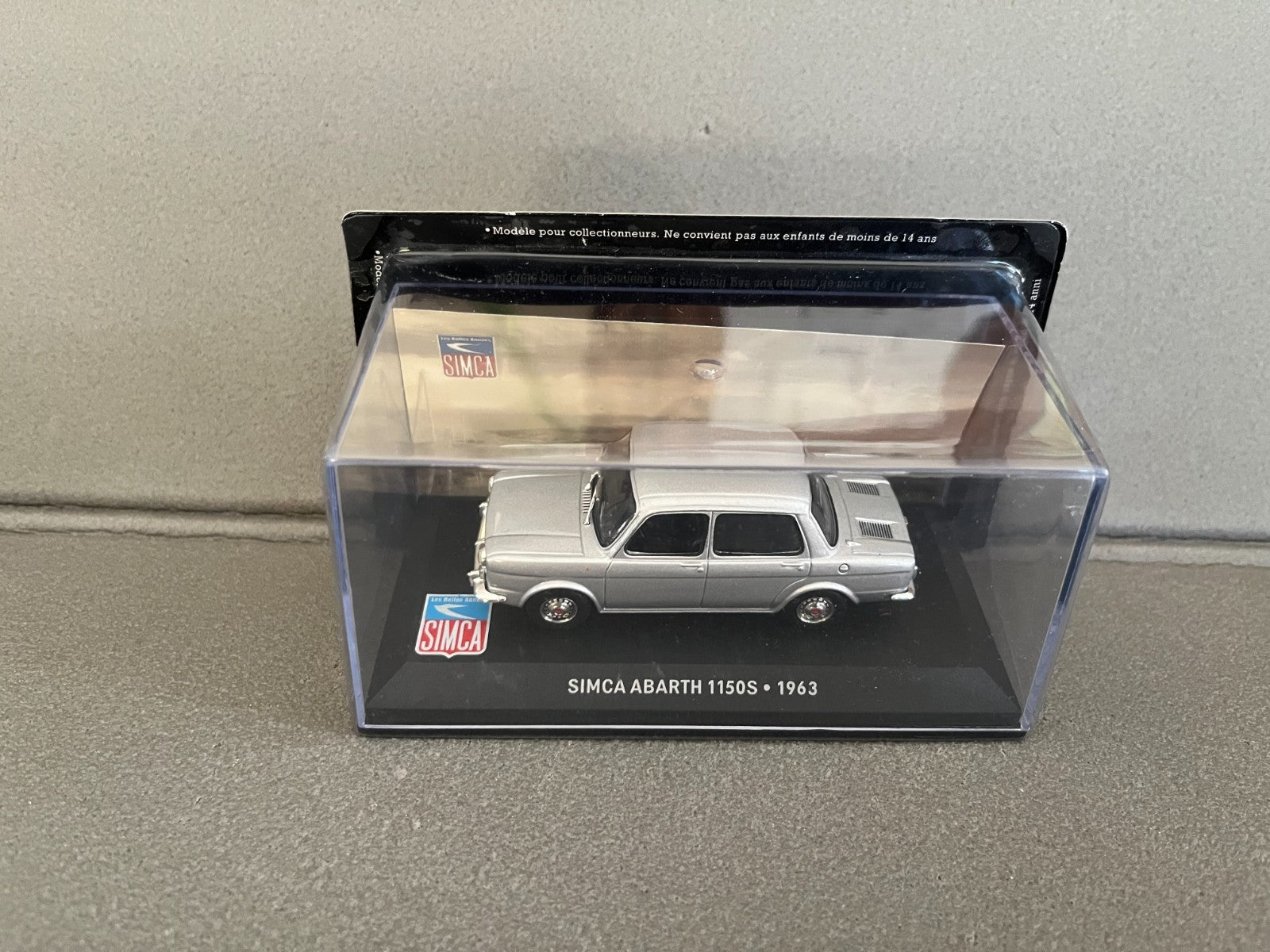 Voiture Miniature Simca Abarth 1150S 1963 Altaya au 1/43