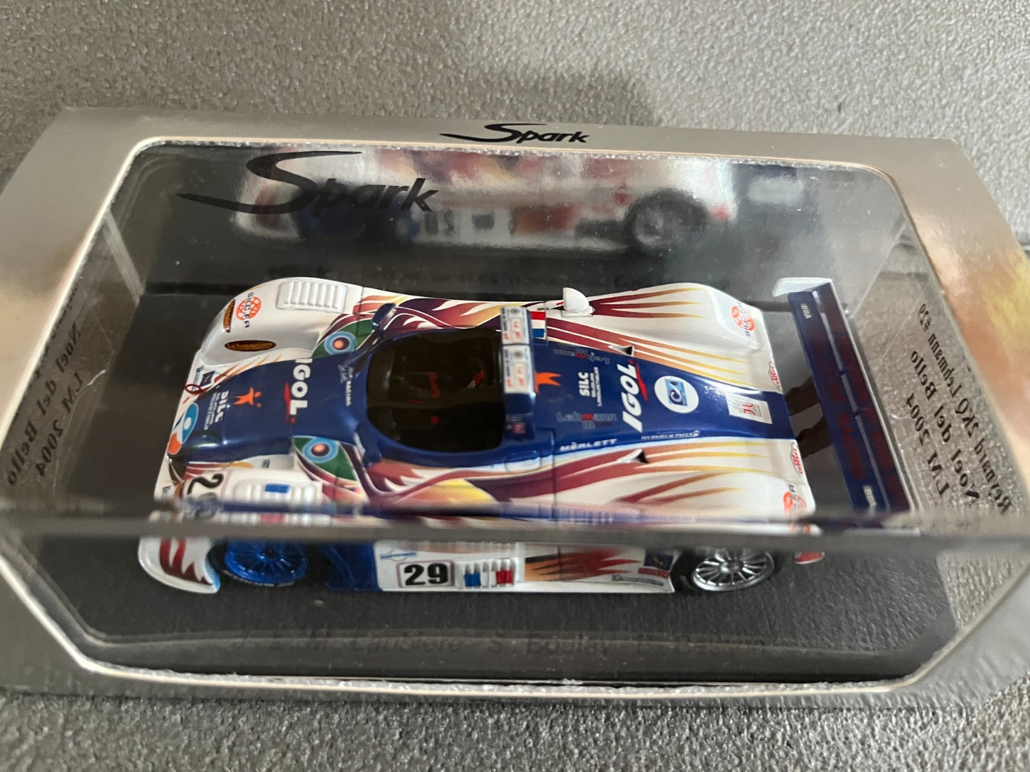 Voiture Miniature Reynard 2KQ N°29 LM 2004 Le Mans Spark au 1/43