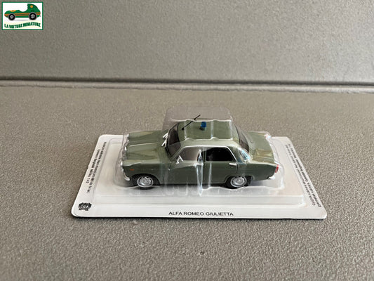 Voiture miniature Alfa Romeo Giulietta Police du Monde DeAgostini 1/43