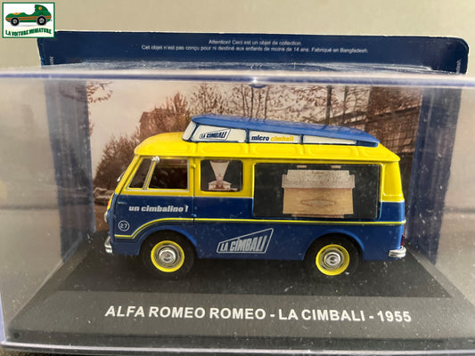 Voiture Miniature Alfa Romeo La Cimbali 1955 au 1/43