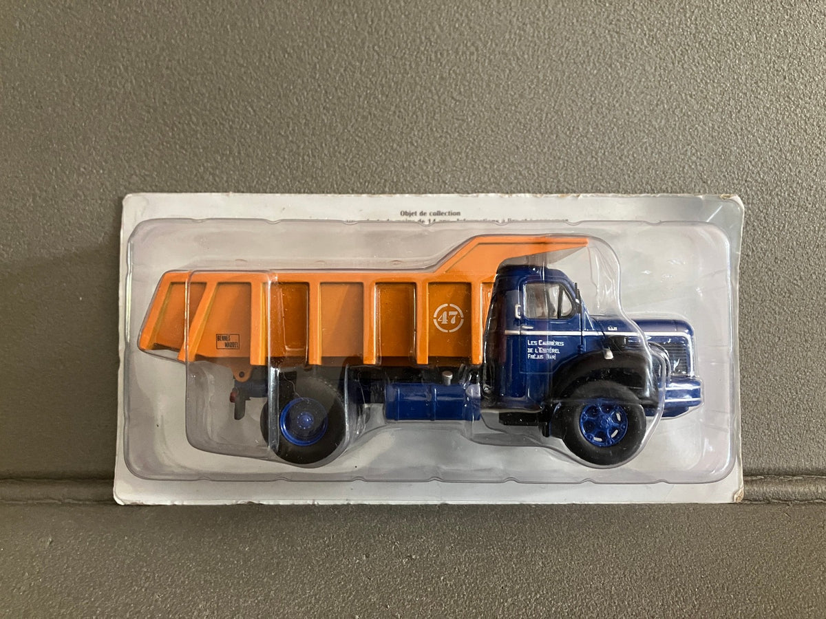 Voiture miniature Camion Berliet Benne Chantier GLM 10 Marrel Hachette 1/43