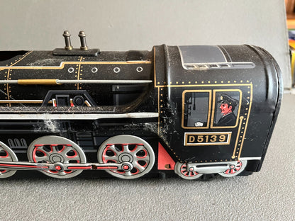 Jouet Ancien Tôle Train Locomotive Modern Toys D5139 Japan Incomplet