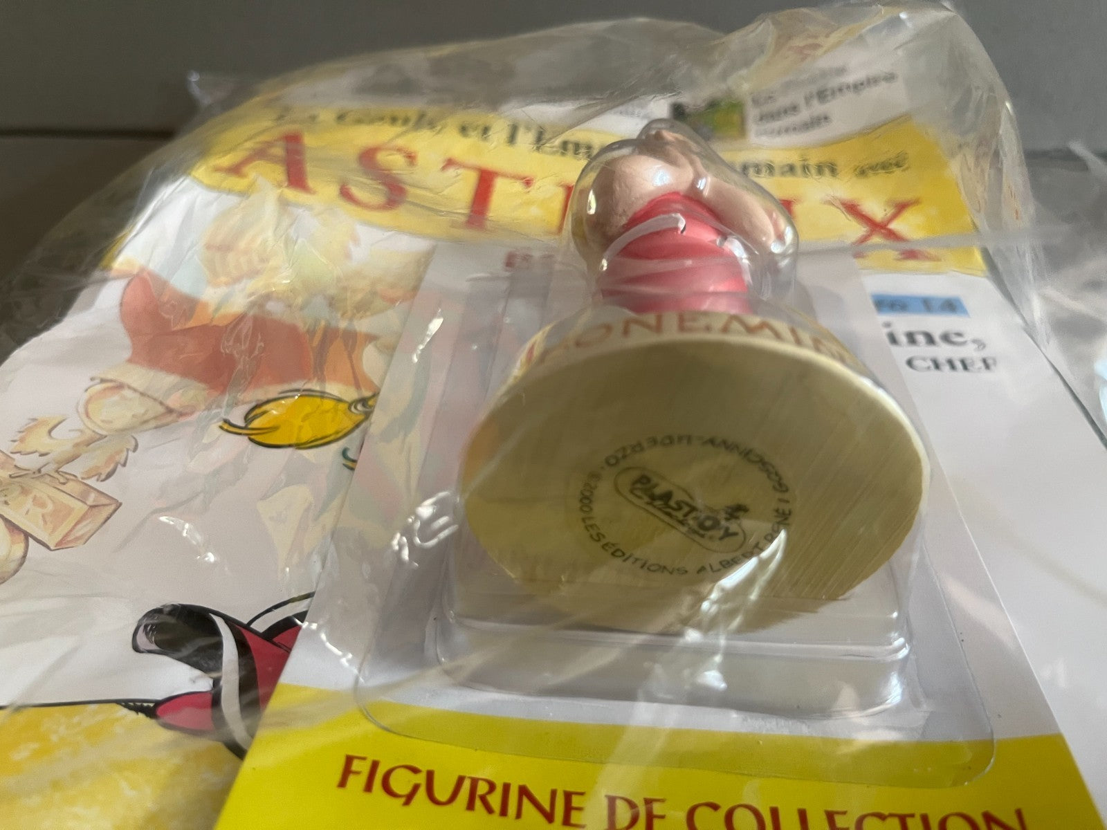 Figurine de Collection Astérix Obélix Bonemine Plastoy Atlas