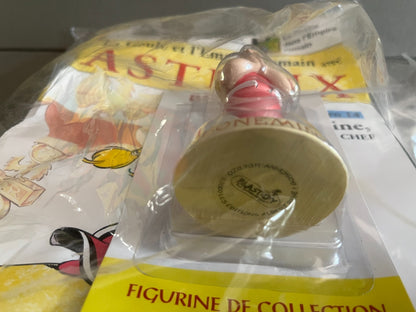 Figurine de Collection Astérix Obélix Bonemine Plastoy Atlas
