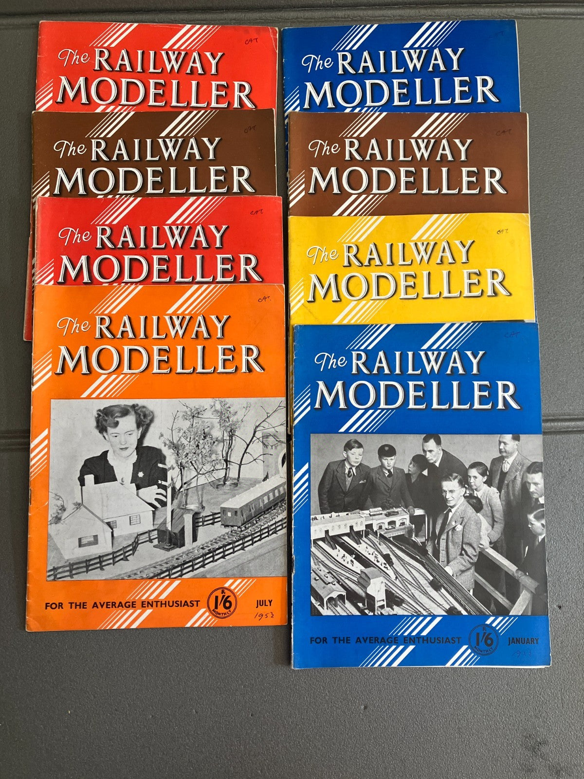 Lot Livre Magazine Revue Modélisme Ferroviaire The Railway Modeller 1953
