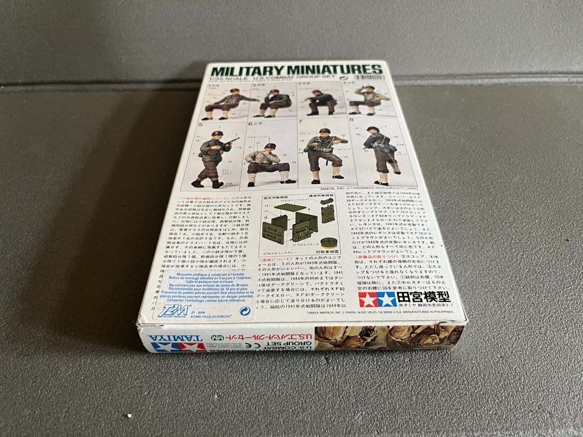 Maquette Militaire Figurine Soldat U.S Combat Group Set Tamiya 1/35