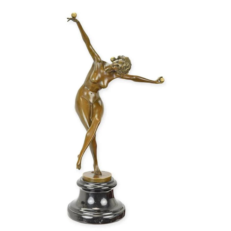 STATUE MODERNE SCULPTURE BRONZE DANSEUSE DE BAL
