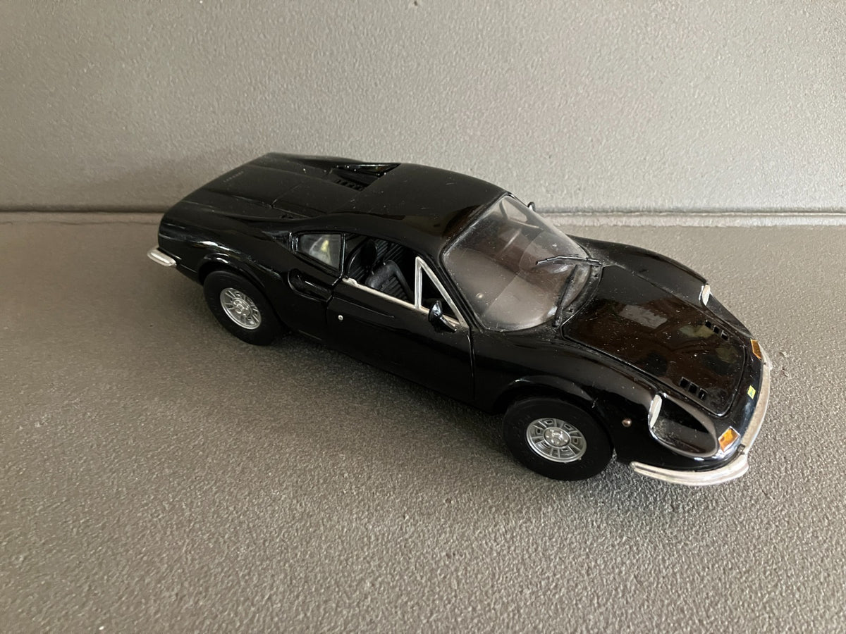 Voiture Miniature Ferrari Dino 246 GT Noire Anson au 1/18