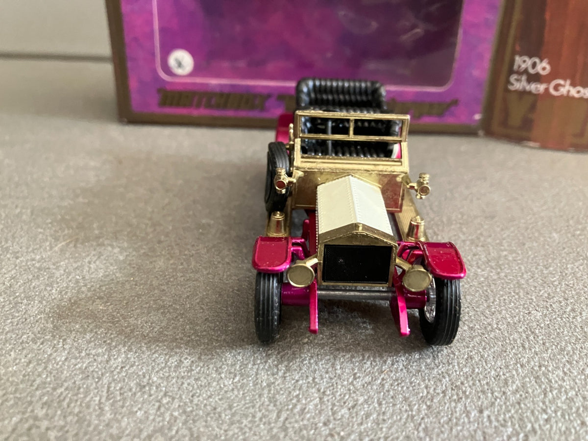 Ancienne Voiture Miniature 1906 Rolls Royce Silver Ghost Matchbox 1/51