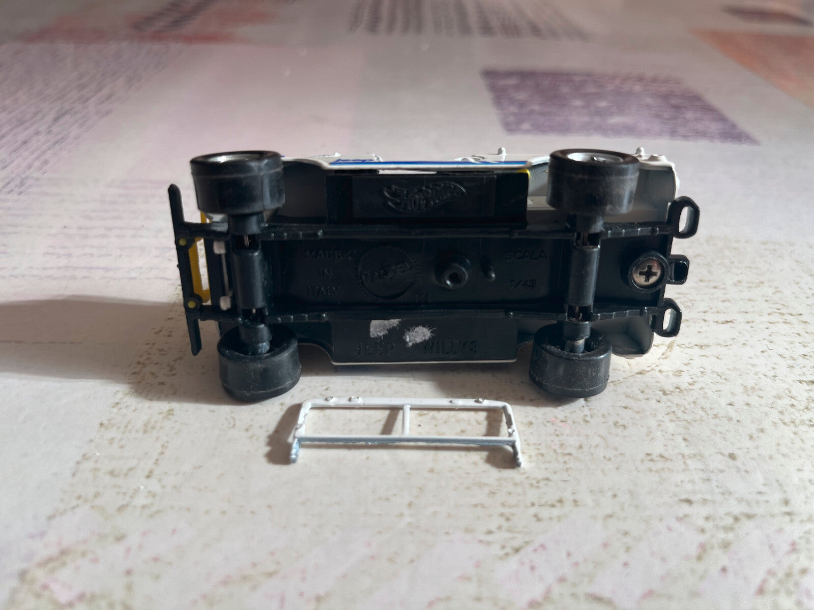 Voiture Miniature Jeep Willys Renegade Hotwheels Mattel au 1/43