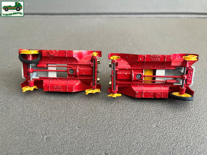 Ancienne Voiture Miniature Lot de 2 Dinky Toys Noel Ford R 475 Epave