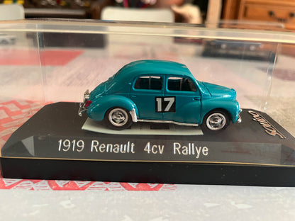 Voiture Miniature 1919 Renault 4CV Rallye Solido au 1/43