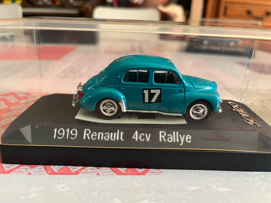 Voiture Miniature 1919 Renault 4CV Rallye Solido au 1/43