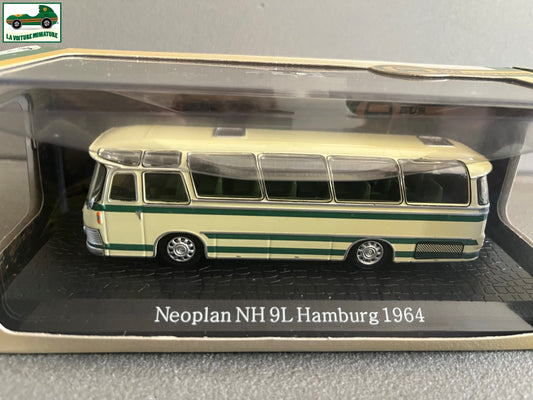 Voiture miniature Neoplan NH 9L Hamburg 1964 Autobus Bus Collection Atlas 1/72